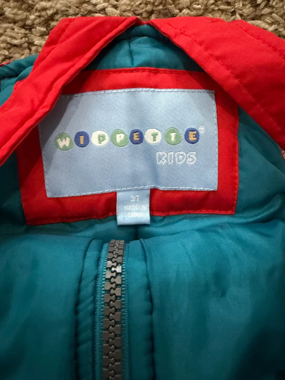 Wippette Bright Red Insulated Kids Snow Overalls